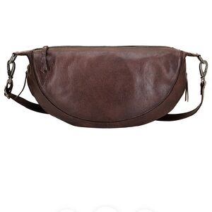 Latico Brown Leather Crossbody Bag